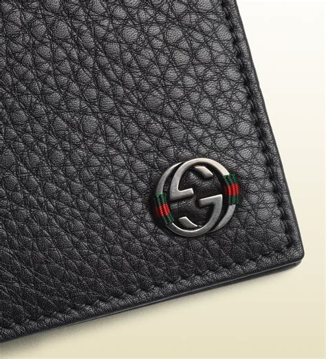 gucci half fold wallet|Shop Gucci Leather Bi.